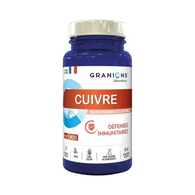 Granions Cuivre Défenses Immunitaires 60 Gélules