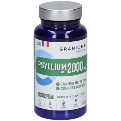 GRANIONS Immunité & Energie - Psyllium blond 1000mg x60 gélules