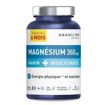 Granions Magnésium Marin + Bisglycinate Format Eco 234 g - Boîte 234 g