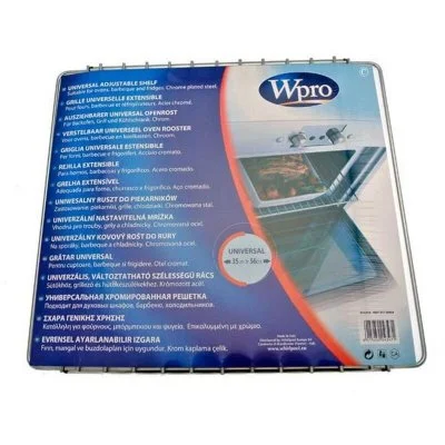 Grille extensible pour four en acier chromé - 32 x 35/56cm pour four far