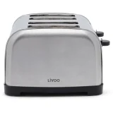 LIVOO Grille-pain 4 fentes DOD197 Gris