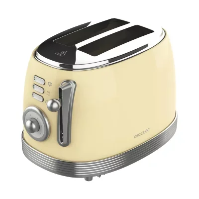 Grille-pain cecotec vintage 800 light yellow 850 w