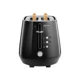 DELONGHI Grille-pain Eclettica CTY2103.BK - 900 W, noir