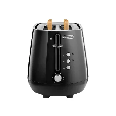 Grille-pain DeLonghi Eclettica CTY2103.BK - 900 W, noir