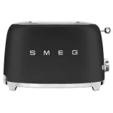 SMEG Grille-pain TSF01BLMEU Noir mat