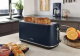 TERRAILLON Grille-pain Long New Moon 1550 W Bleu nuit