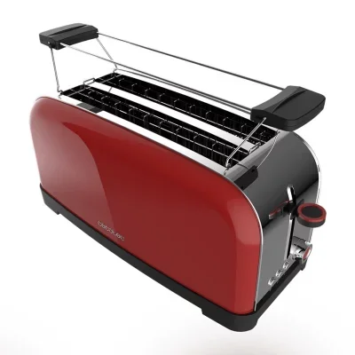 Grille-pain vertical Toastin' time 1500 Red Cecotec