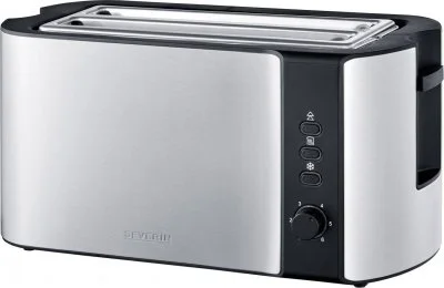 Grille-pains 2 fentes 1400w inox/noir - at2590 at2590