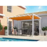 HABRITA - Pergola aluminium 12 m2 gris anthracite per 4030 gr - gris