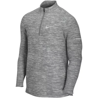 Haut de running à 1/4 de zip Nike Dri-FIT pour Homme - Gris