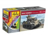 HELLER Maquette, 56894, m4a2 sherman division leclerc,1/72