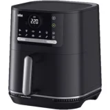 BRAUN HF5050 Single 5.7 l Free-standing 2000 w Hot air fryer Black, Grey -