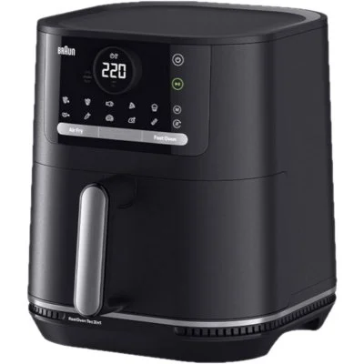 HF5050 Single 5.7 l Free-standing 2000 w Hot air fryer Black, Grey - Braun