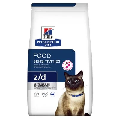 Hill's Prescription Diet Z/D Food Sensitivities pour chat 1,5 kg
