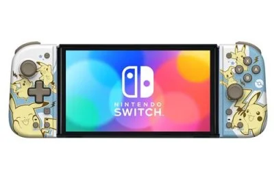 Hori Split Pad Compact Pikachu Nintendo Switch Controller Gris
