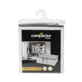 COMPACTOR Housse extra plate ou pour couette blanche ou grise