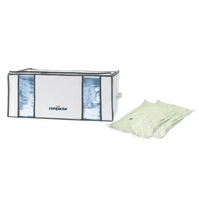 Housse de rangement sous vide 210L avec 2 sacs