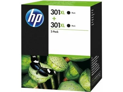 HP 301XL - Pack 2 cartouches - Noir D8J45AE