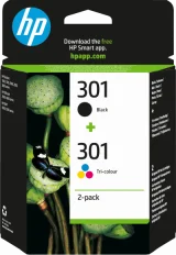 HP Multipack 301 ( Noir + 3 Couleurs)