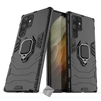 HTD Mobiles Coque Samsung Galaxy S22 Ultra 5G - Noir