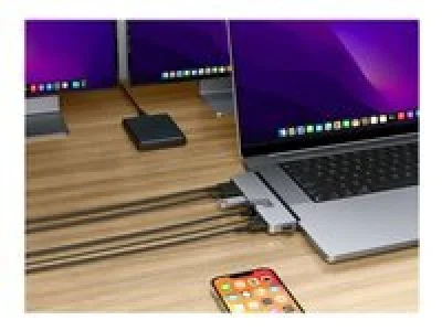 Hub USB Hyperdrive HUB USB-C 7 EN 2 HD 575 GRIS ANTHRACITE