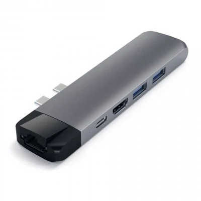 Hub USB Satechi HUB USB-C 6 EN 1 GRIS SIDERAL
