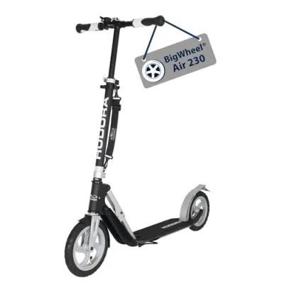Hudora - Trottinette Big Wheel Air 230 - Noir - Trottinette
