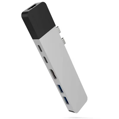 HYPER NET Hub USB-C MacBookPro - Argenté