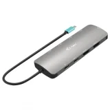I TEC I-tec Usb C Metal Nano 2x 100 W Docking Station Argenté