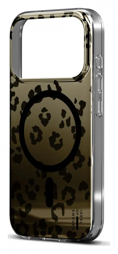 iDeal of Sweden Coque miroir avec MagSafe pour Apple iPhone 18 Pro Max / 17 Pro Max - Leo Ombre
