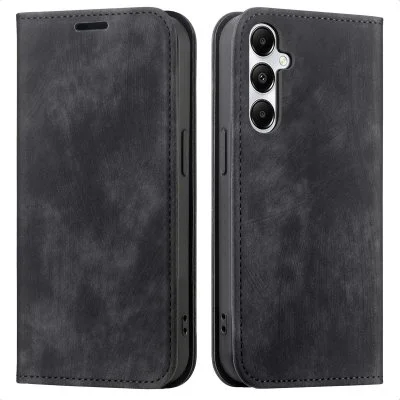 imoshion Étui de téléphone portefeuille Slim Samsung Galaxy A55 - Noir