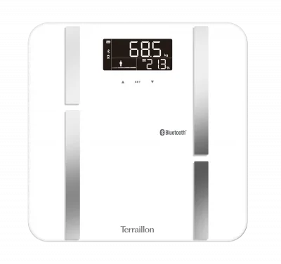 Impédancemètre connecté Terraillon X-Line Connect 15403 Blanc