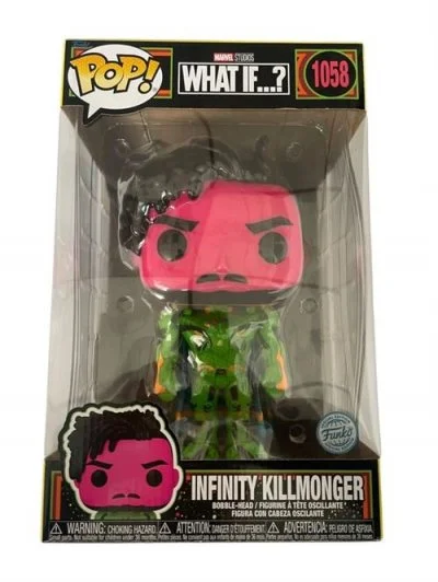 Infinity Killmonger Black Light US Exc. 10"" Pop! Vinyl
