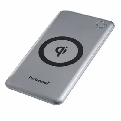 Intenso Powerbank WPD10000 Argent + Chargeur sans Fil