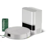 IROBOT Roomba 115ae - Robot Aspirateur Laveur Avec Base Auto Empty - 15 000 Pa - 240 Ml - Blanc