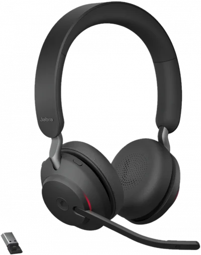 Jabra Evolve2 65, MS Stereo Headset Head-band Black