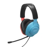 JBL Quantum 100N Casque Avec fil Arceau Jouer Bleu, Rouge - Neuf