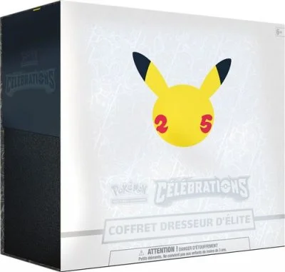 Jeu de cartes Pokémon Coffret dresseur d’Elite 25 ans