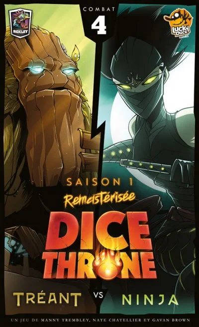Jeu de stratégie Dice Throne Saison 1 Tréant vs Ninja