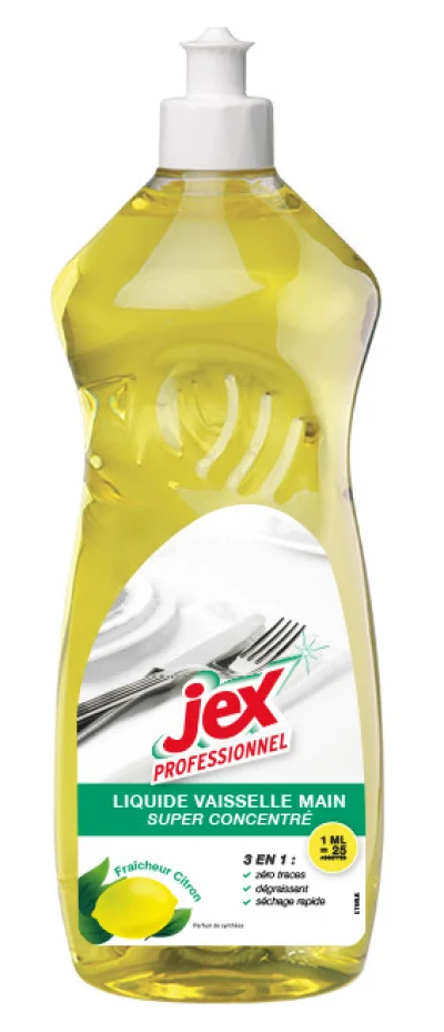Jex Professionnel Liquide Vaisselle Main Citron - Flacon 1l