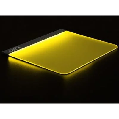 Joy-it Lightpad Tapis de souris éclairé jaune