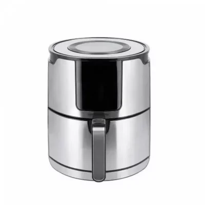 JUST PERFECTO Friteuse Sans Huile 4L - 1400W - Avec Plaque Grill - Acier