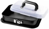 KAISER Inspiration Spring Pan Rectangular 35x24 Cm Tiramisu Mold Noir