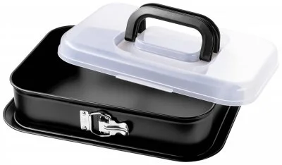 Kaiser Inspiration Spring Pan Rectangular 35x24 Cm Tiramisu Mold Noir