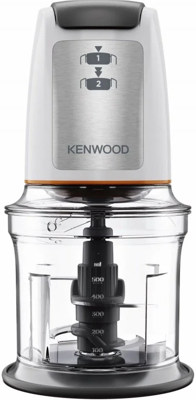 Kenwood CHP61.100WH, Mini Hachoir 500 W, Bol de 0,8 L, Blanc