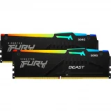 KINGSTON Fury Beast Rgb 32gb 2x16gb Ddr5 5600mhz Ram Memory Noir