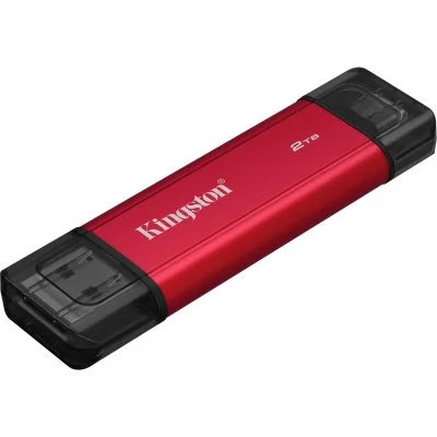 Kingston Technology 2TB Dual USB-A/C Portable SSD, Up to 1050MB/s USB 3.2 Gen 2