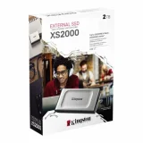 KINGSTON Technology XS2000 2000 Go Noir, Argent