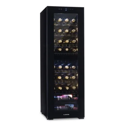 Klarstein Shiraz 39 Duo Cave à vin 2 zones 105 L 39 bouteilles Noir