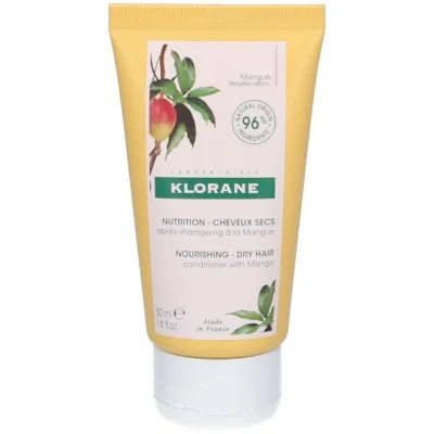 Klorane Après-shampoing Nutrition à la Mangue Cheveux secs 50ml
